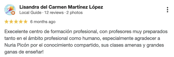 Reseña de cliente
